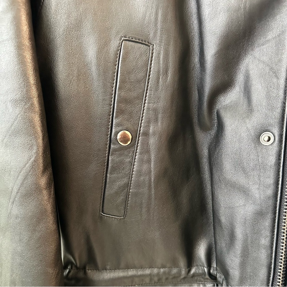 NWT Wilson Leather Faux Fur Jacket - Picture 4 of 6